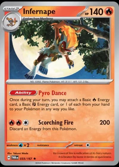 Infernape #033/167 — Twilight Masquerade