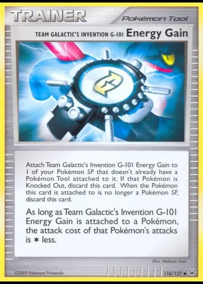 Invenzione Team Galassia G-101 Aumento Energetico #116/127 — Platino