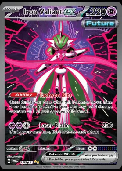 Iron Valiant ex #157/131 — Prismatic Evolutions