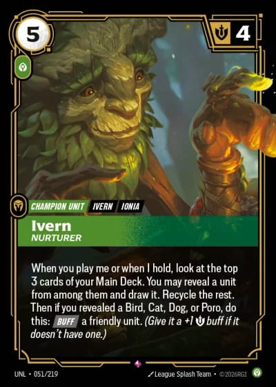 Ivern, Nurturer #051/308 — Unleashed