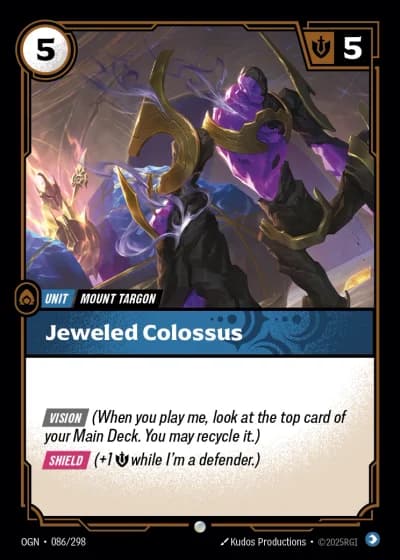 Jeweled Colossus #086/352 — Origins