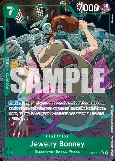 Jewelry Bonney (EB02-015) (Alternative Art) — Anime 25th Collection (EB02)