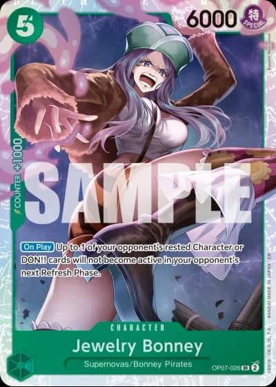 Jewelry Bonney (OP07-026) (Reprint) — One Piece Card The Best Vol.2(PRB02)