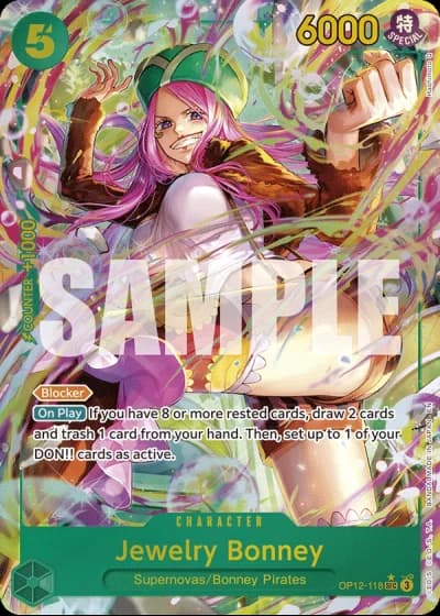 Jewelry Bonney (OP12-118) (Alternative Art) — Legacy of the Master (OP12)