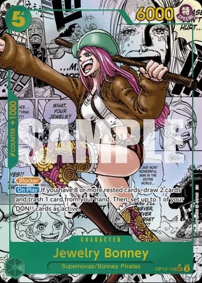 Jewelry Bonney (OP12-118) (Manga Rare) — Legacy of the Master (OP12)