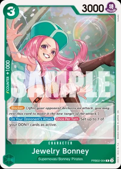 Jewelry Bonney (RB02-004) (Pirate Foil) — One Piece Card The Best Vol.2(PRB02)