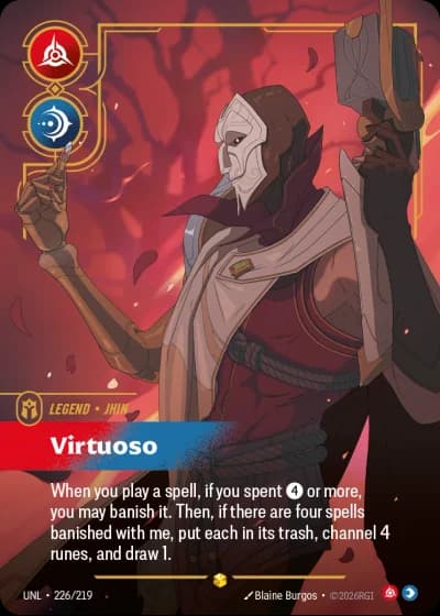 Jhin, Virtuoso #226/308 — Unleashed