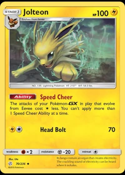Jolteon #70/236 — Cosmic Eclipse