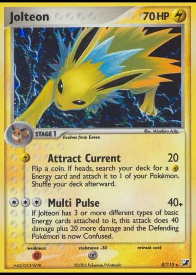 Jolteon #8/115 — EX Forze Segrete