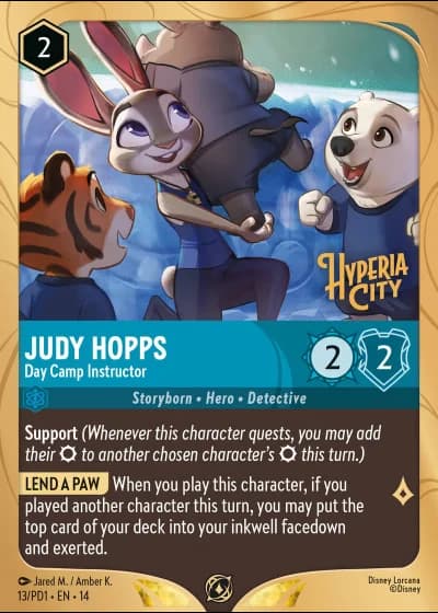 Judy Hopps - Day Camp Instructor PD1-13/257 — Hyperia City