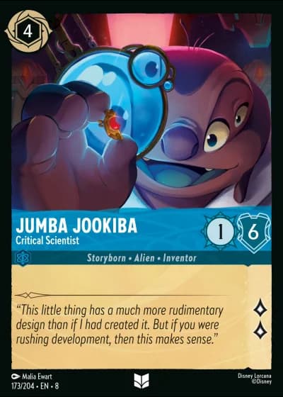 Jumba Jookiba - Critical Scientist #173/204 — Reign of Jafar