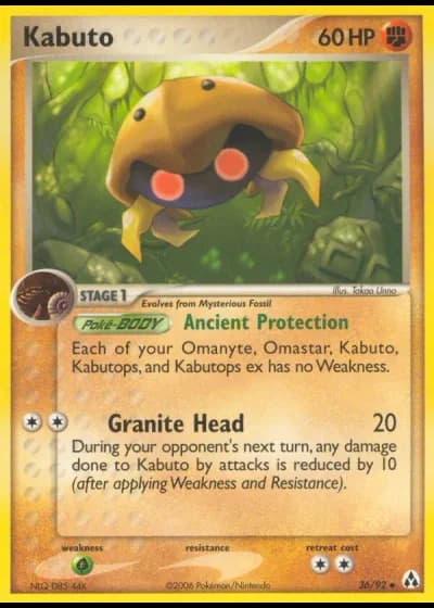 Kabuto #36/92 — EX Legend Maker