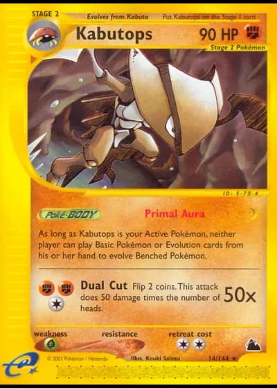 Kabutops #14/144 — Skyridge