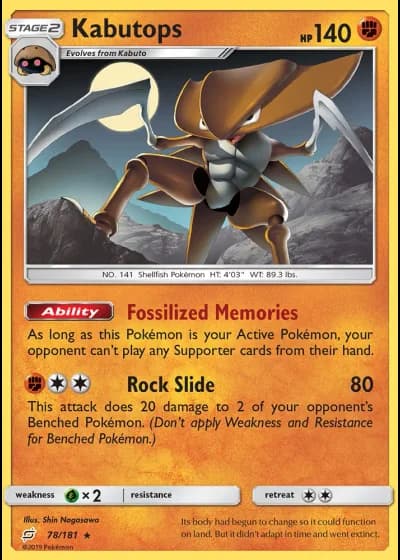 Kabutops #78/181 — Team Up
