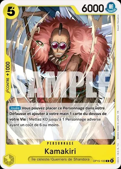Kamakiri (OP15-100) — Aventure sur l'Île de Dieu (OP15-EB04)