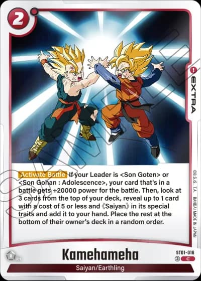 Kamehameha ST01-016 — Story Booster 01 (ST01)