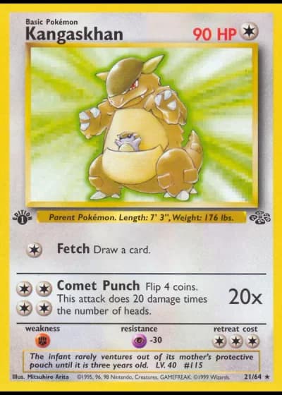 Kangaskhan #21/64 — Jungle