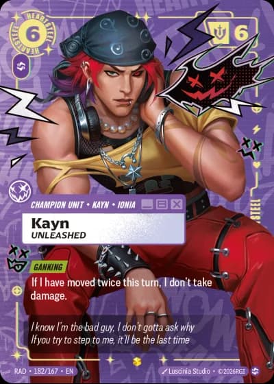Kayn, Unleashed #182/189 — Radiance