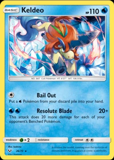 Keldeo #26/73 — Shining Legends