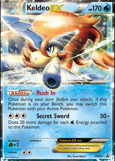 Keldeo EX BW61