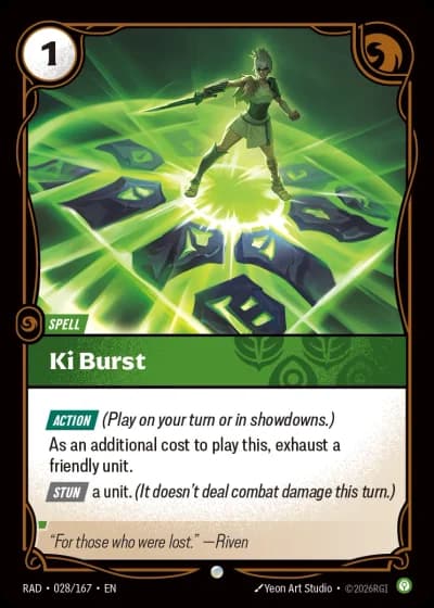 Ki Burst #028/189 — Radiance