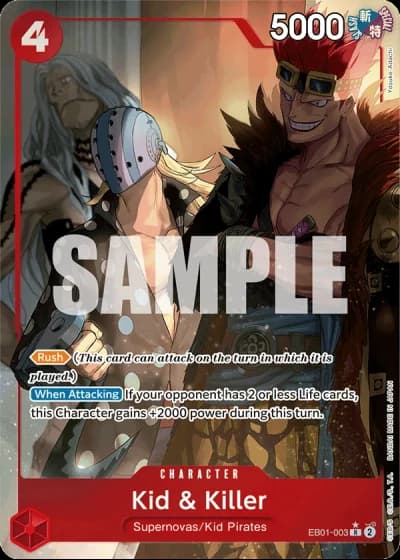 Kid & Killer (EB01-003) (Alternative Art) — Memorial Collection (EB01)