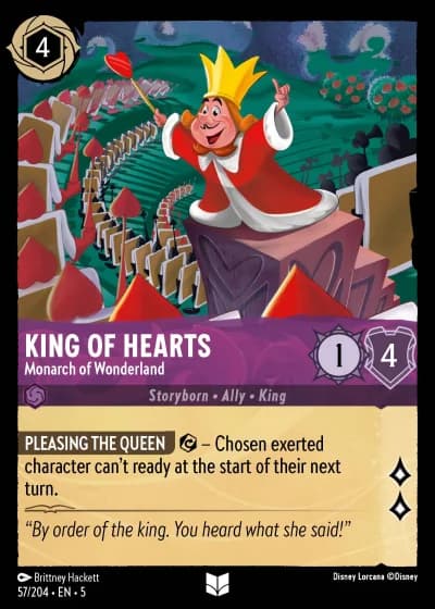 King of Hearts - Monarch of Wonderland #57/204 — Shimmering Skies