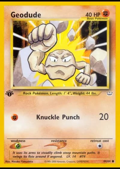Kleinstein (1. Edition) #44/64 — Neo Revelation (1. Edition)