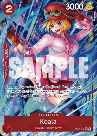 Koala (OP05-006) (Alternative Art) — One Piece The Best (PRB01)