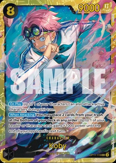 Koby (OP11-119) — A Fist of Divine Speed (OP11)
