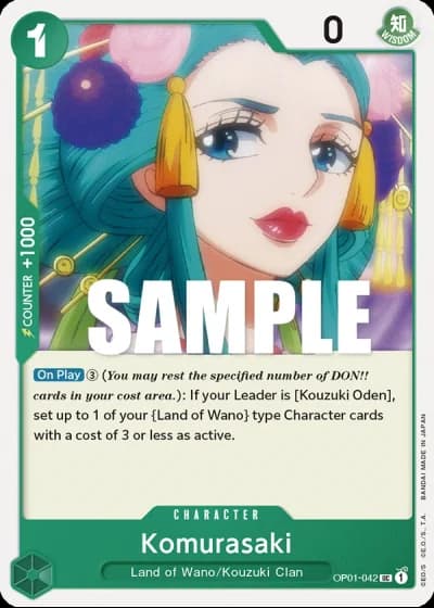 Komurasaki (OP01-042) — Romance Dawn (OP01)