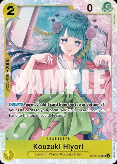 Kouzuki Hiyori (OP06-106) — Wings of the Captain (OP06)