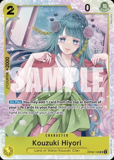Kouzuki Hiyori (OP06-106) (Reprint) — One Piece The Best (PRB01)