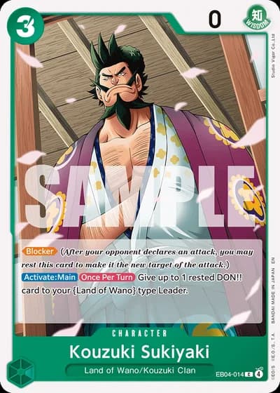 Kozuki Sukiyaki (EB04-014) — The Azure Sea's Seven (OP14-EB04)