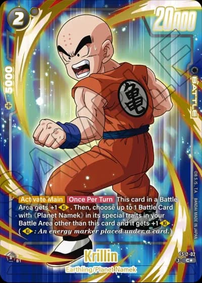 Krillin (Gold) FS12-02 — Starter Deck EX: The Beat of Ki (FS12)