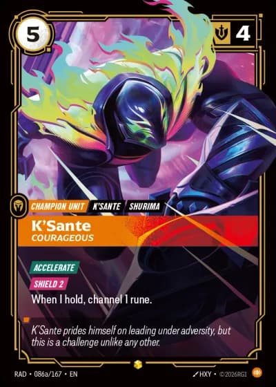K'Sante, Courageous #086a/189 — Radiance
