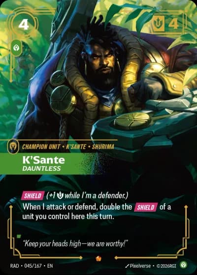 K'Sante, Dauntless #045/189 — Radiance