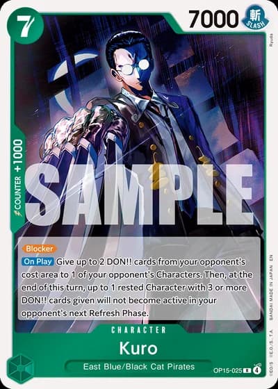 Kuro (OP15-025) — Adventure on Kami's Island (OP15-EB04)
