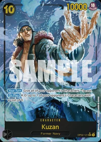Kuzan (OP02-121) (Alternative Art) — One Piece The Best (PRB01)