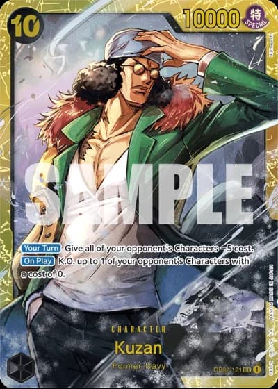 Kuzan (OP02-121) (Reprint) — One Piece The Best (PRB01)