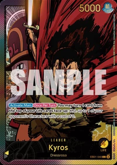 Kyros (EB01-040) (Special Rare) — Anime 25th Collection (EB02)