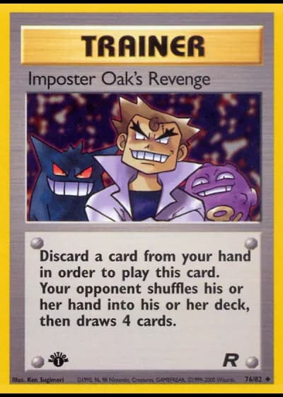 La Vendetta del Professor Oak, l'Impostore #76/82 — Team Rocket