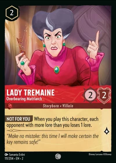 Lady Tremaine - Overbearing Matriarch #111/204 — Rise of the Floodborn