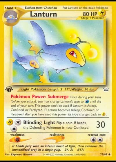 Lanturn (1. Edition) #32/64 — Neo Revelation (1. Edition)