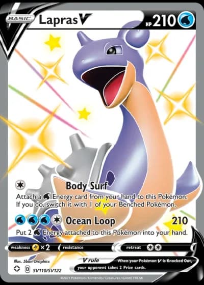 Lapras V SV110/122 — Shiny Vault (Shining Fates)