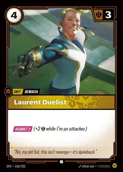 Laurent Duelist #156/303 — Spiritforged