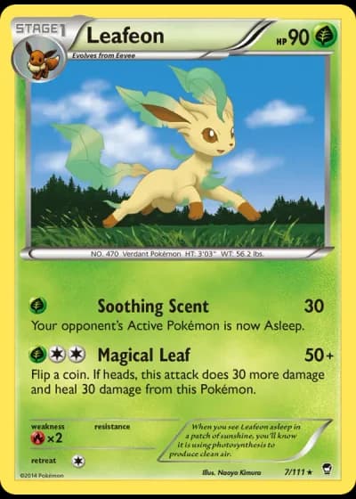 Leafeon #7/111 — Furious Fists