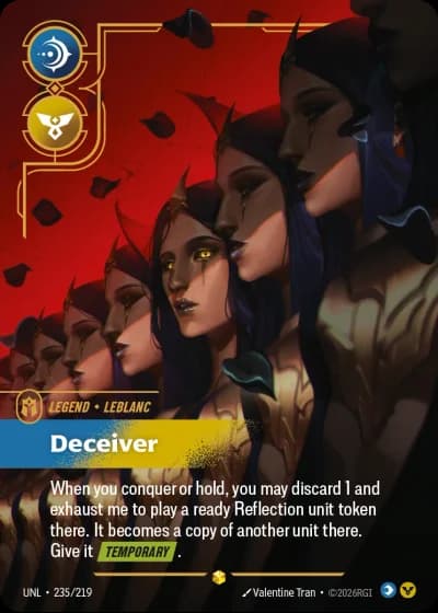 LeBlanc, Deceiver #235/308 — Unleashed