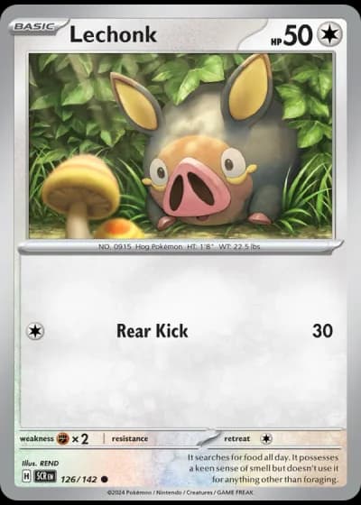 Lechonk #126/142 — Stellar Crown