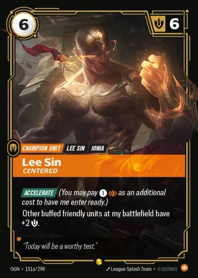 Lee Sin, Centered #151a/352 — Origins